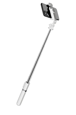 Perche à selfie avec trépied extensible - Blanc