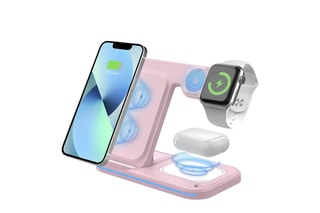 Base de chargement sans fil pliable 3-en-1