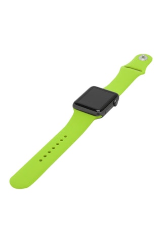 Bracelet en silicone compatible Apple Watch -  38/40 mm - Taille M/L - Vert anis