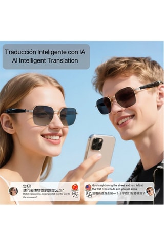 Smart glasses GY-100 unisex - Rosa