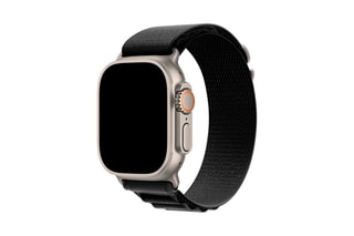 Bracelet en nylon compatible Apple Watch -  42/44/45/49 mm - Noir