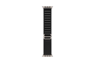 Bracelet en nylon compatible Apple Watch -  42/44/45/49 mm - Noir