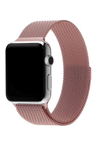 Bracelet en métal compatible Apple Watch - 38/40 mm - Doré rose