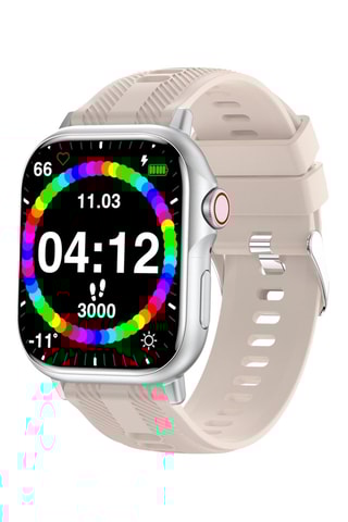 Montre connectée - Compatible Android et IOS - Beige