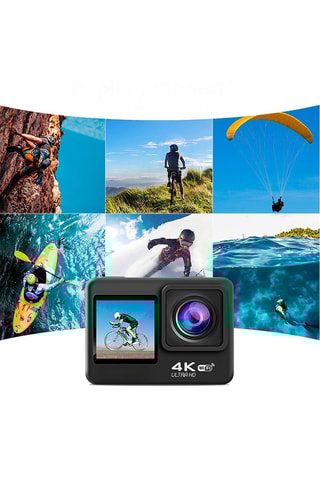 Caméra sport - Ecran LCD - Accessoires inclus