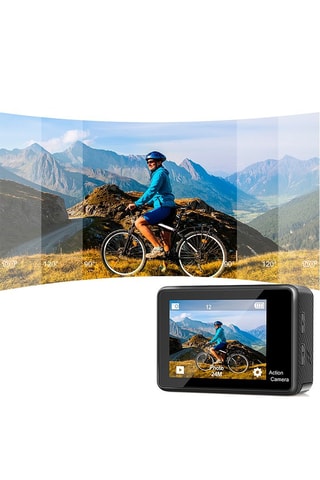 Caméra sport - Ecran LCD - Accessoires inclus