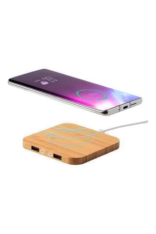 Chargeur sans fil en bambou - 10 W