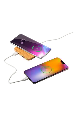 Chargeur sans fil en bambou - 10 W