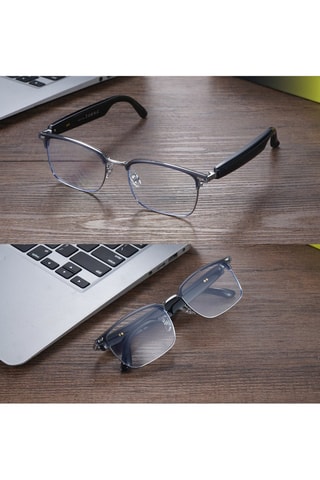 Lunettes de vue connectées femme - Noir