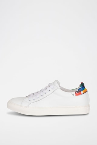 Zapatillas de piel - Blanco