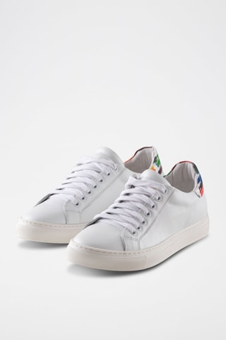 Zapatillas de piel - Blanco