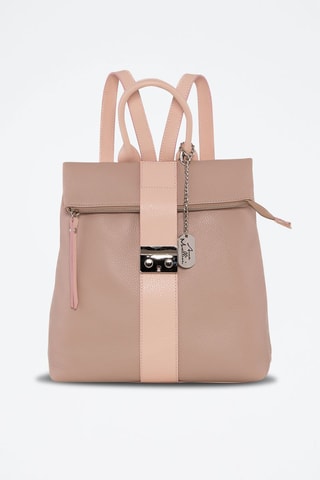 Mochila de piel Azalea - Rosa