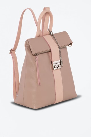 Mochila de piel Azalea - Rosa