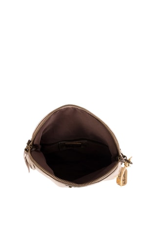 Bandolera de piel Beverly - Dorado