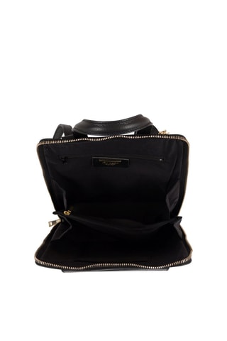 Mochila de piel Fernanda - Negro