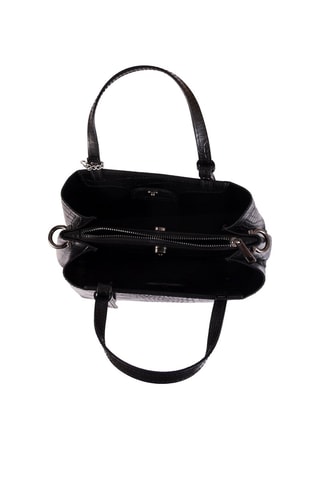 Bolso de piel Isabella - Negro