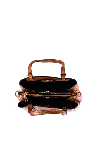 Bolso de piel Isabella - Marrón