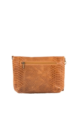 Bandolera de piel Lydia - Marrón