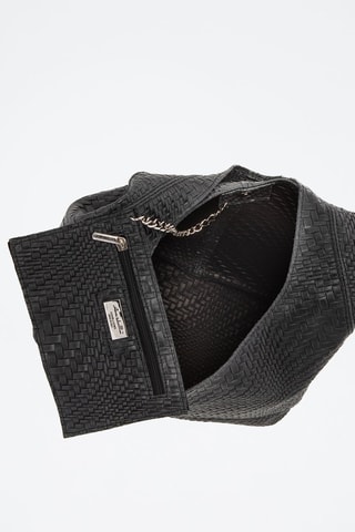 Bolso de piel Palladia - Negro