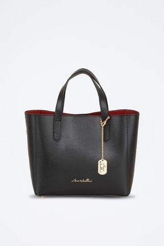 Bolso de piel Battista - Negro