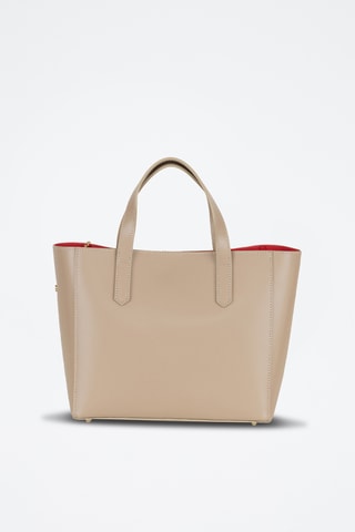 Bolso de piel Battista - Topo