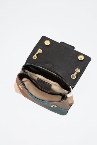 Bandolera de piel Bettina - Multicolor