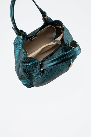 Bolso de piel Eloisa - Verde