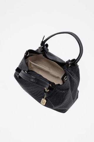Bolso de piel Eloisa - Negro