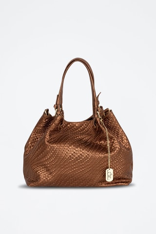 Bolso de piel Eloisa - Marrón