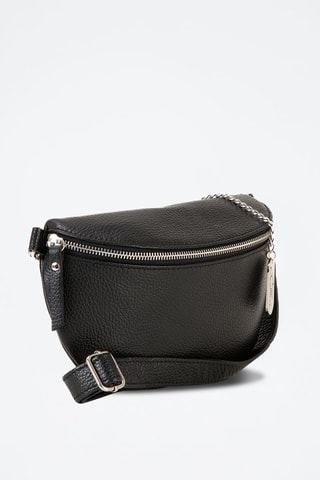 Riñonera de piel Berenice - Negro