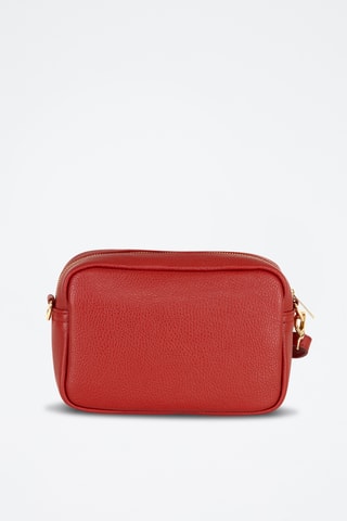 Bandolera de piel Tabita - Rojo