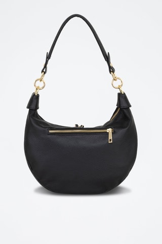 Bolso de piel Fosca - Negro