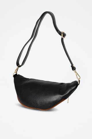 Riñonera de piel Carola - Marrón