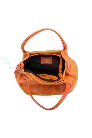 Bolso de piel Clarissa - Naranja