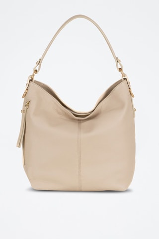 Bolso de piel Carrara - Beige