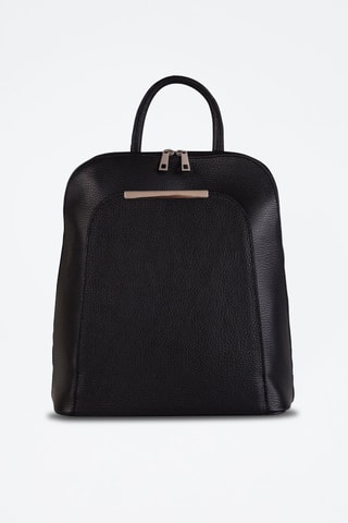 Mochila de piel Cervia - Negro