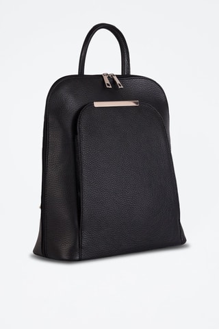 Mochila de piel Cervia - Negro