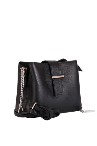 Bandolera de piel Ciosa - Negro