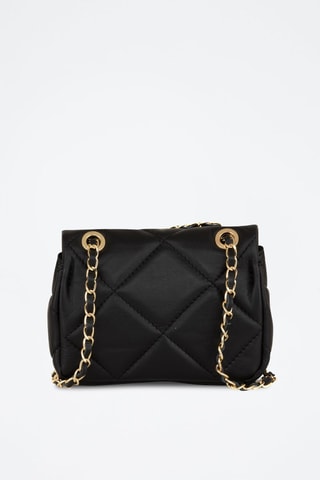 Bandolera de piel Allegra - Negro