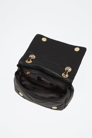 Bandolera de piel Allegra - Negro