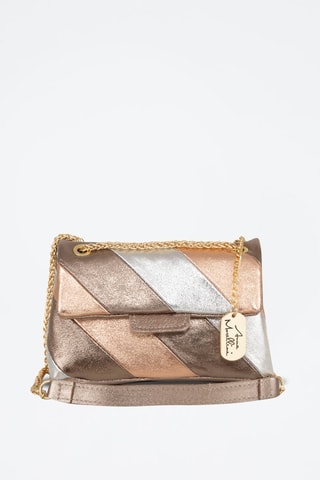 Bandolera de piel Bettina - Dorado