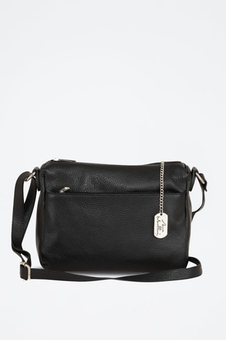 Bandolera de piel Orlanda - Negro