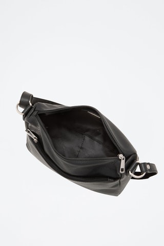 Bandolera de piel Orlanda - Negro