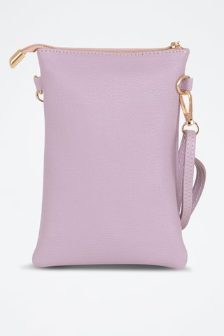 Mala a tiracolo em couro Violeta - Violeta