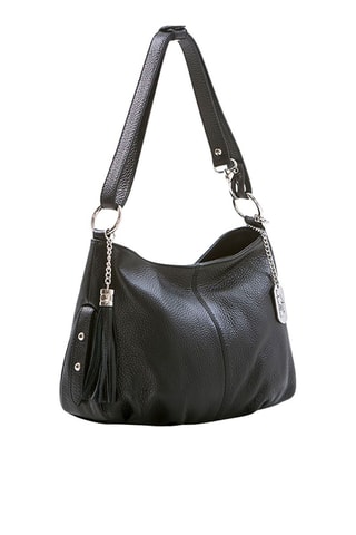 Bolso de piel Mia - Negro