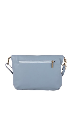 Bandolera de piel Alice - Azul