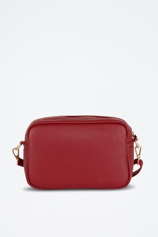 Bandolera de piel Tabita - Rojo