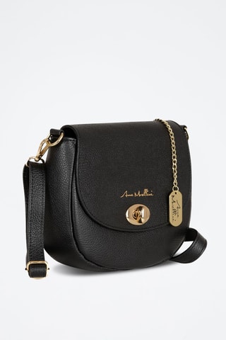 Bandolera de piel Iseppa - Negro