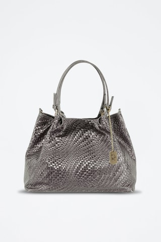 Bolso de piel Eloisa - Gris
