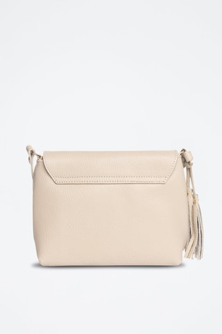 Mala a tiracolo de couro Bagni Bege - Bege